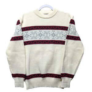 80s / 90s David Gregg Knit Snowflake Sweater
